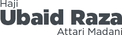 haji ubaid raza name logo